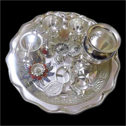 Silver Plated Pooja Set Manufacturer Supplier Wholesale Exporter Importer Buyer Trader Retailer in Bengaluru Karnataka India